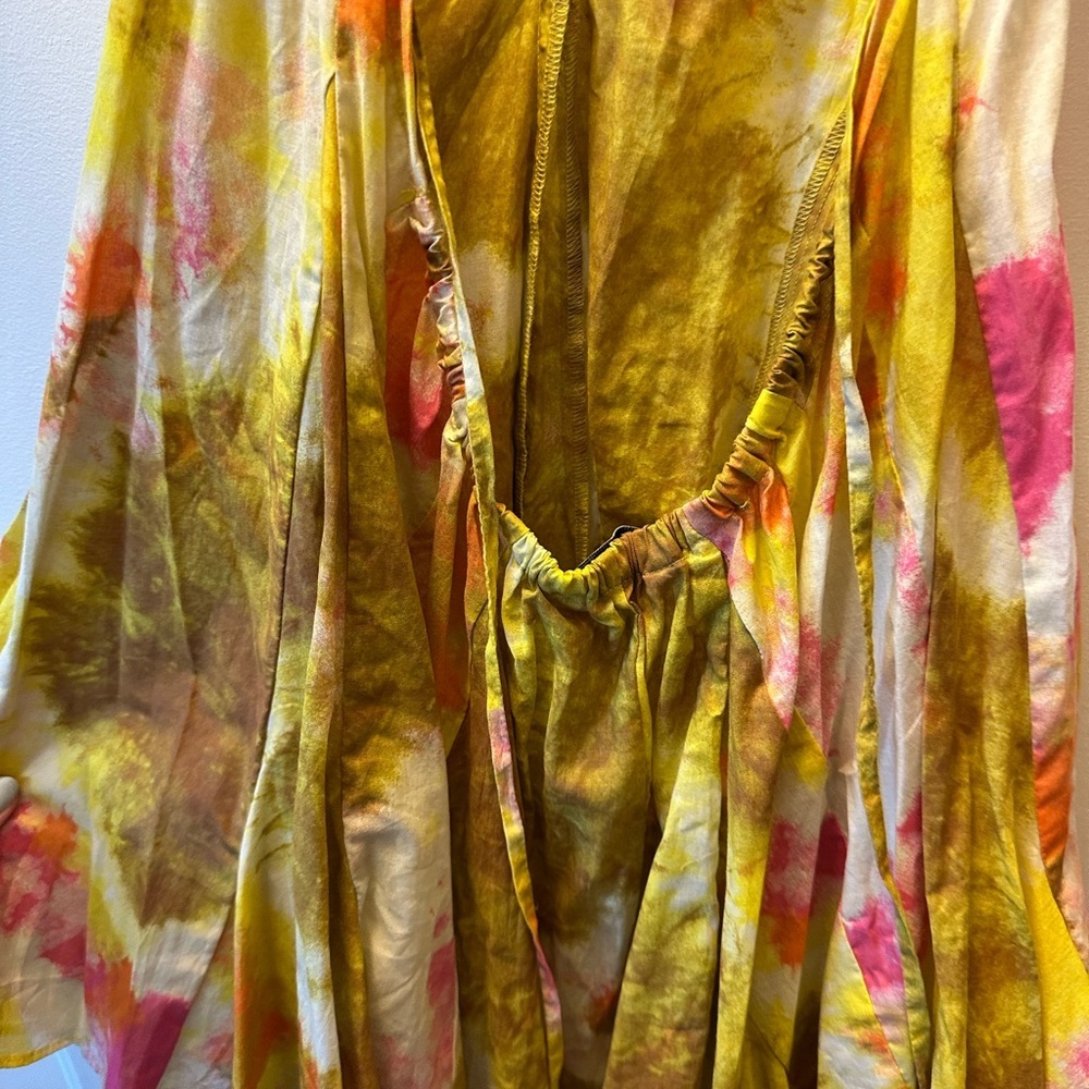 Zara Tie-Dye Halter Dress - Picture 2 of 3